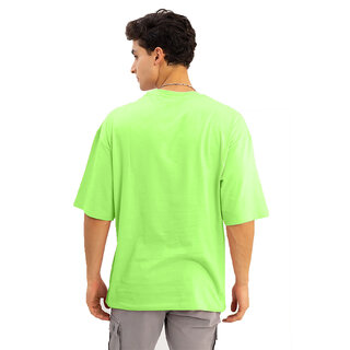 Sophisticated Men Leotude Men Green Printed Cotton Blend T-Shirt 2025 at ShopCircuit | ONDC