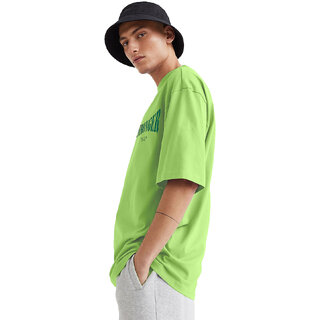Stylish Men Leotude Men Green Printed Cotton Blend T-Shirt 2025 at ShopCircuit | ONDC