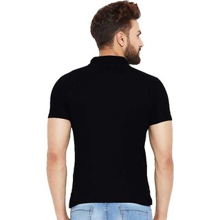 Latest Men Leotude Men Black Color Block Cotton Blend T-Shirt 2025 at ShopCircuit | ONDC
