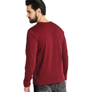 Top Men Leotude Men Maroon Printed Cotton Blend T-Shirt 2025 at ShopCircuit | ONDC