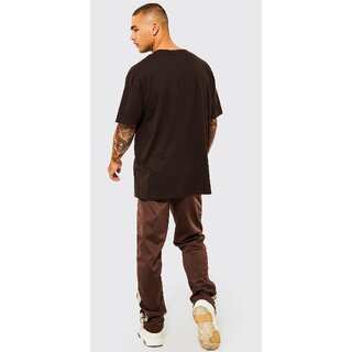 Trendy Men Leotude Men Brown Printed Cotton Blend T-Shirt 2025 at ShopCircuit | ONDC