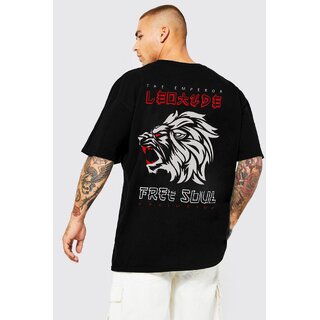 Latest Men Leotude Men Black Printed Cotton Blend T-Shirt 2025 at ShopCircuit | ONDC