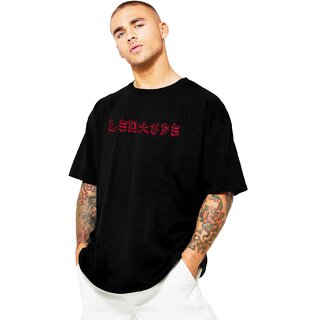 Latest Men Leotude Men Black Printed Cotton Blend T-Shirt 2025 at ShopCircuit | ONDC