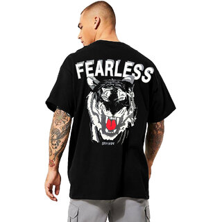 Latest Men Leotude Men Black Printed Cotton Blend T-Shirt 2025 at ShopCircuit | ONDC