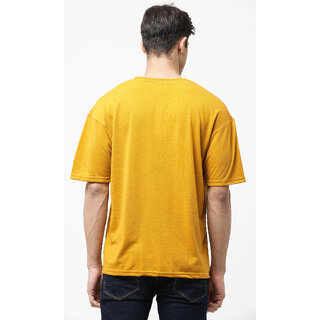 New Men Leotude Men Mustard Printed Cotton Blend T-Shirt 2025 at ShopCircuit | ONDC