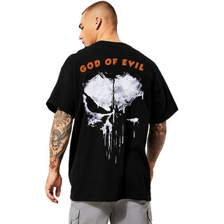 Trendy Men Leotude Men Black Printed Cotton Blend T-Shirt 2025 at ShopCircuit | ONDC