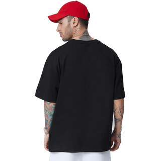 Premium Men Leotude Men Black Printed Cotton Blend T-Shirt 2025 at ShopCircuit | ONDC