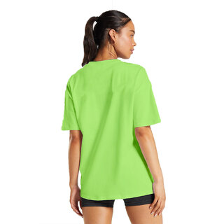 Modern Women Leotude Green Printed Cotton Blend Round Neck Half Sleeve T-Shirts For Womens 2025 