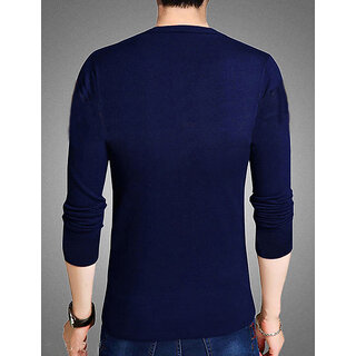 Stylish Men Leotude Men Navy Printed Cotton Blend T-Shirt 2025 at ShopCircuit | ONDC