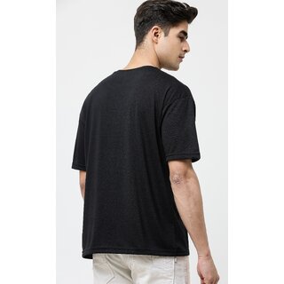 Sophisticated Men Leotude Men Black Printed Cotton Blend T-Shirt 2025 at ShopCircuit | ONDC