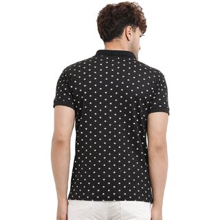 Sophisticated Men Leotude Men Black Printed Cotton Blend Casual T-Shirt 2025 at ShopCircuit | ON