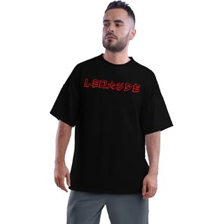 Top Men Leotude Men Black Printed Cotton Blend T-Shirt 2025 at ShopCircuit | ONDC