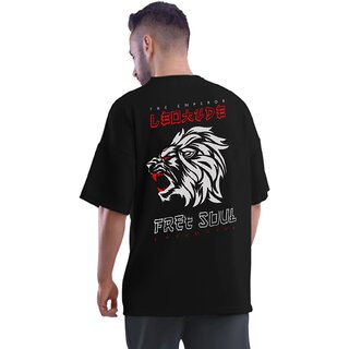 Top Men Leotude Men Black Printed Cotton Blend T-Shirt 2025 at ShopCircuit | ONDC