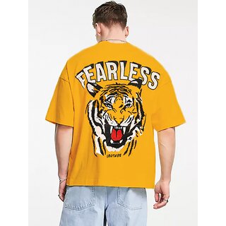 New Men LEOTUDE Men's Oversize Cottonblend Half Sleeve Printed Tshirt 2025 at ShopCircuit | ONDC