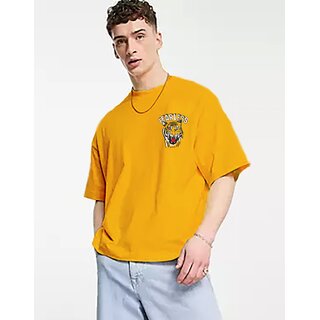 New Men LEOTUDE Men's Oversize Cottonblend Half Sleeve Printed Tshirt 2025 at ShopCircuit | ONDC