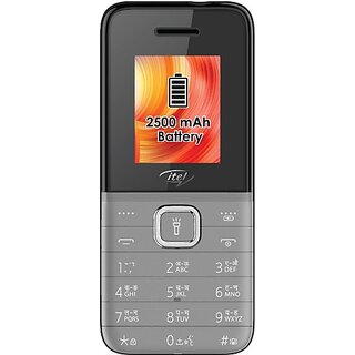 Itel Power110Neo (Dual Sim ,1.8 Inch Display, 2500 mAh Battery, Grey) - Mobile Phone | Buy online on ZillyBuy