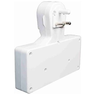 Multi Plug 3+3 Universal Socket Adaptor with Led Indicator  Individual Switch, 6 Amp Extension Cord Board