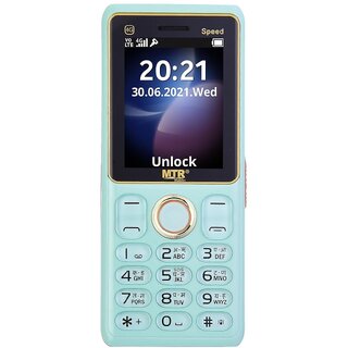 MTR Speed 4G (Dual Sim, 2.4 Inch Display, 3000 mAh Battery, Light Blue) - Mobile Phone | Buy online on ZillyBuy