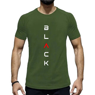 Modern Men HIT SQUARE Olive Pure Cotton Round Neck Printed For Men 2025 at ShopCircuit | ONDC