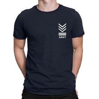 Modern Men HIT SQUARE Navy Blue Pure Cotton Round Neck Printed For Men 2025 at ShopCircuit | OND