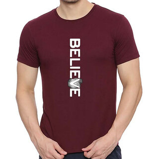Latest Men HIT SQUARE Maroon Pure Cotton Round Neck Printed For Men 2025 at ShopCircuit | ONDC