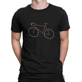 Sophisticated Men HIT SQUARE Black Pure Cotton Round Neck Printed For Men 2025 at ShopCircuit | 