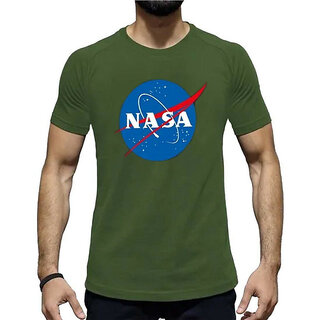 Elegant Men HIT SQUARE Olive Pure Cotton Round Neck Printed For Men 2025 at ShopCircuit | ONDC