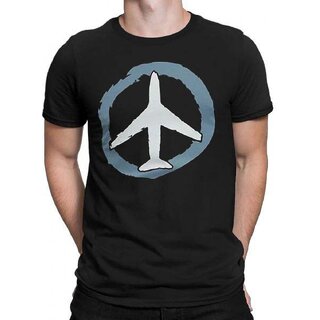 Trendy Men HIT SQUARE Black Pure Cotton Round Neck Printed For Men 2025 at ShopCircuit | ONDC