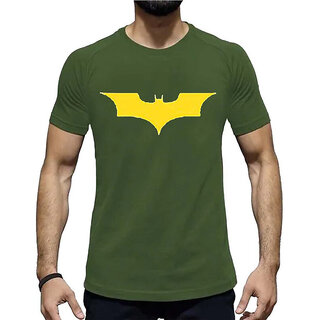 Luxurious Men HIT SQUARE Olive Pure Cotton Round Neck Printed For Men 2025 at ShopCircuit | ONDC