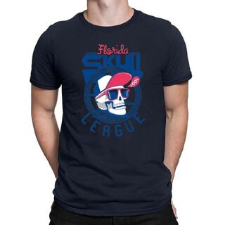 Premium Men HIT SQUARE Navy Blue Pure Cotton Round Neck Printed For Men 2025 at ShopCircuit | ON
