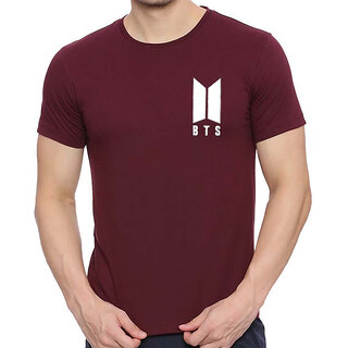 Top Men HIT SQUARE Maroon Pure Cotton Round Neck Printed For Men 2025 at ShopCircuit | ONDC