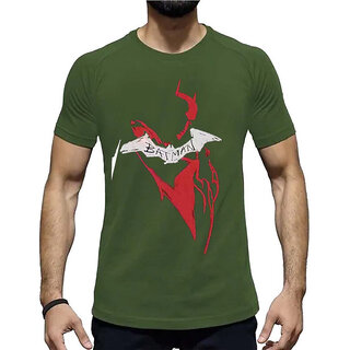 Elegant Men HIT SQUARE Olive Pure Cotton Round Neck Printed For Men 2025 at ShopCircuit | ONDC
