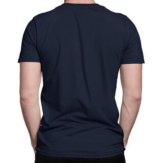 Stylish Men HIT SQUARE Navy Blue Pure Cotton Round Neck Printed For Men 2025 at ShopCircuit | ON