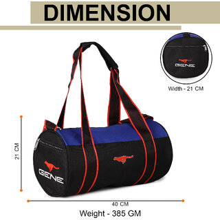 Gene Bags MG-1014 Gym Bag for Men  Waterproof Lightweight Polyster Duffle Bag for Gym  Duffle Bags for Women and Men