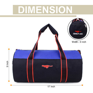 Gene Bags MG-1015 Gym Bag   Polyester Light Weight Gym Bag Workout  Multipurpose Gym Duffle Bag