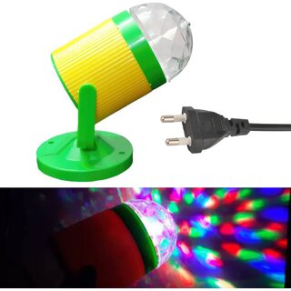 Table Stand Disco Light Brighter Version 360 Degree Rotating Disco Lamp for Home Bedroom Hall Room Dancing Stage Birthday Party Disco Light (Multicolor, Pack of 1) - Electricals | Buy online on ZillyBuy