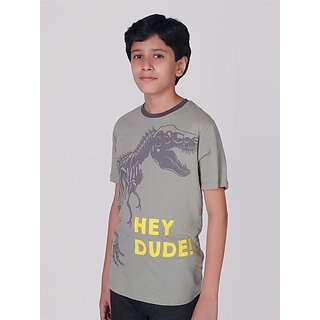 Modern Data - Not - Present Radprix Boys Printed Pure Cotton T Shirt (Green, Pack Of 1) 2025 at 
