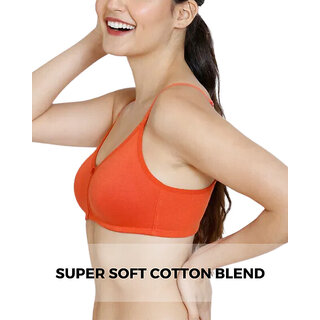 Chic Women Ashleyandalvis Orange Non-Padded Everyday Bra 2025 at ShopCircuit | ONDC