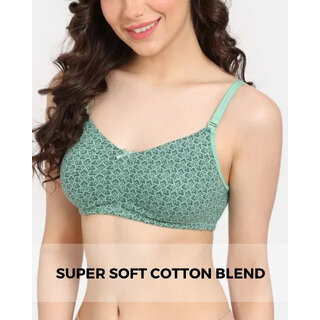 Chic Women Ashleyandalvis Green Non-Padded Everyday Bra 2025 at ShopCircuit | ONDC