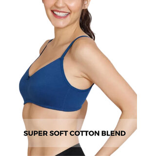 Sophisticated Women Ashleyandalvis Dark Blue Non-Padded Everyday Bra 2025 at ShopCircuit | ONDC