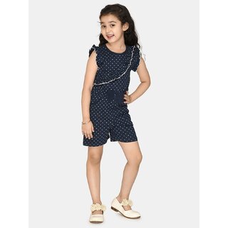 Modern Data - Not - Present Kids Cave Polka Print Girls Jumpsuit 2025 at ShopCircuit | ONDC