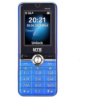 MTR Pride (Dual SIM, 2.4 Inch Display, 3000mAh Battery, Blue) - Mobile Phone | Buy online on ZillyBuy