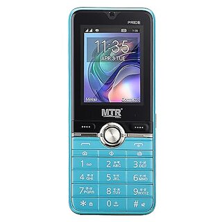 MTR Pride (Dual SIM, 2.4 Inch Display, 3000mAh Battery, Light Blue) - Mobile Phone | Buy online on ZillyBuy