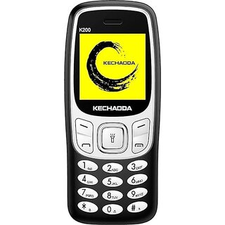 KECHAODA K200 (Dual SIM, 1.3 Inch Display, 400mAh Battery, Black) - Mobile Phone | Buy online on ZillyBuy