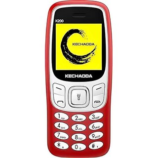 KECHAODA K200 (Dual SIM, 1.3 Inch Display, 400mAh Battery, Red) - Mobile Phone | Buy online on ZillyBuy