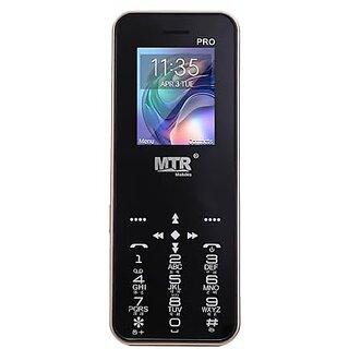 MTR PRO (Dual SIM, 1.44 Inch Display, 1100mAh Battery, Gold) - Mobile Phone | Buy online on ZillyBuy