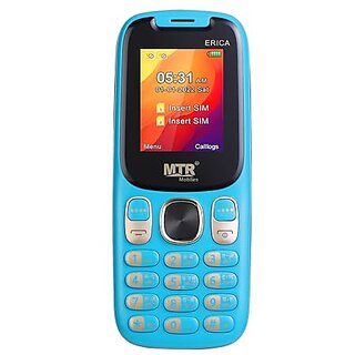 MTR Erica (Dual SIM, 1.77 Inch Display, 1100mAh Battery, Light Blue) - Mobile Phone | Buy online on ZillyBuy