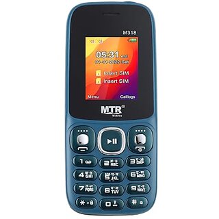 MTR M318 (Dual SIM, 1.77 Inch Display, 1100mAh Battery, Green) - Mobile Phone | Buy online on ZillyBuy