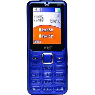MTR S700 (Dual SIM, 2.4 Inch Display, 700mAh Battery, Blue) - Mobile Phone | Buy online on ZillyBuy