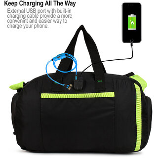 Gene Bags MN-0329 Duffle / Gym  Travelling Bag With Shoe Cave